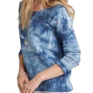 American Eagle EUC Blue Tie Dye Sweater size small